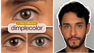 Most COMFORTABLE Colored Contact Lenses by Dimple Color [upl. by Rossi]