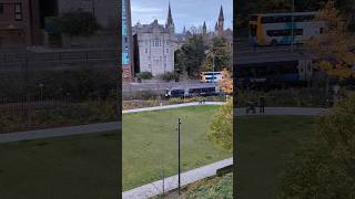 Scotrail Class 170 Passing Union Terrace Gardens 2A75 1604 Aberdeen to Inverurie [upl. by Orms]