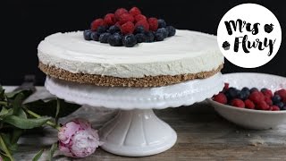 Leichte Philadelphia Fit Torte  No bake Sommertorte [upl. by Aribold]