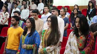 Afghanistan National Anthem Sharda University [upl. by Nahtanoy391]