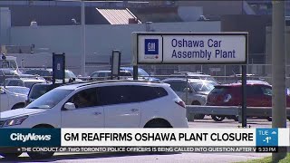 GM reaffirms Oshawa plant closure [upl. by Ueihttam]