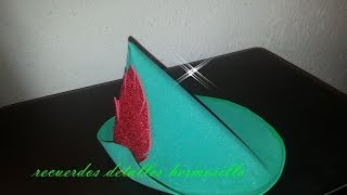 DIY Dulcero Gorro Peter Pan [upl. by Jueta]