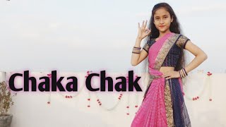 Chaka Chak  Atrangi Re  AR Rahman Akshay Kumar Sara A K Dhanush  Dance cover by Ritika Rana [upl. by Annaoy]