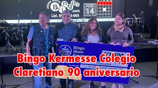 Claretiano 90 aniversario 2024 19 Octubre Bingo Kermesse [upl. by Are]