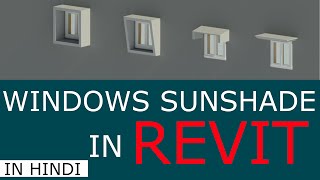 Home design in revit architecture  sunshade in revit architecture  revit architecture tutorials [upl. by Kurt]