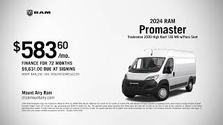 RAM Promaster 10122024 4421653 [upl. by Anohr]