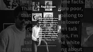 H Rap Brown civilrights black blackhistory socialjustice [upl. by Aiuqcaj]