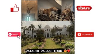 PATAUDI PALACE TOUR ❤️ SAIF ALI KHAN’S 800 crore palace in pataudi village detailed video [upl. by Attennaj32]