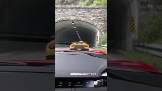 Lamborghini Performante v10 vs Ferrari 812 Superfast v12 blast through tunnel [upl. by Rains]