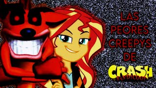 TOP 5 PEORES CREEPYPASTAS DE CRASH BANDICOOT [upl. by Teece]