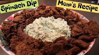 How To Make Spinach Dip  Moms Recipe  Dad TV [upl. by Eceinal]