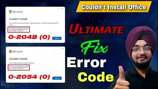 Couldnt install office  The Ultimate Fix of error code 020480 and error code 020540 [upl. by Rodmur]