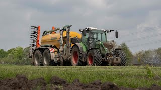 Gieren  Fendt 516 vario  Zunhammer  VOF Duivenvoorden amp Zn [upl. by Alexei]