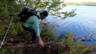 Getting onto BIG SmallMouth and LargeMouth on HIDDEN LUNKER TRAILS GetEmHooked [upl. by Nylanaj]