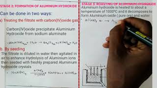 FORM 4 EXTRACTION OF METALS Aluminium [upl. by Myna]