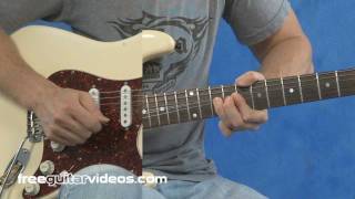 Am Pentatonic Blues Guitar Licks [upl. by Mehetabel]