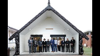 Unveiling of Wharenui Carvings  Dawn Ceremony [upl. by Tnecillim850]