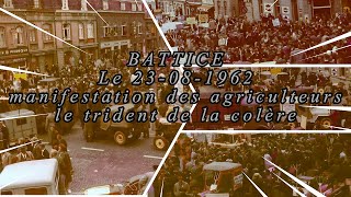 Manifestation des agriculteurs à Battice le 23 aout 1962 [upl. by Gracie]