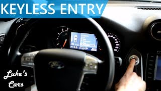 FORD Mondeo MK4 Keyless Entry And Start [upl. by Truitt]