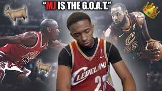 LeBron Fan Gets Schooled For 40 Minutes of Why MJ is the Greatest 🐐 [upl. by Anihpesoj]