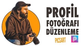 Profil Fotoğrafı Yapımı  Instagram için  PicsArt Tutorial [upl. by Placida]