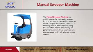 Efficient Cleaning with Manual Sweeper Machine [upl. by Halstead599]