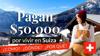 💰 50000 DOLARES por vivir en ALBINEN🇨🇭ALPES SUIZOS 🤭cómo vivir en SUIZA y que te paguen [upl. by Einnos449]