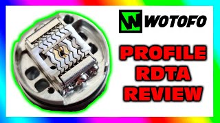 WOTOFO PROFILE RDTA REVIEW   Build Tutorial [upl. by Atinram]