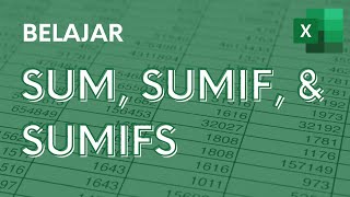 Menjumlahkan Data dengan Rumus SUM SUMIF dan SUMIFS  Tutorial Excel Pemula  ignasiusryan [upl. by Alburga350]