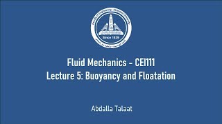 5 Buoyancy and Flotation [upl. by Rob]