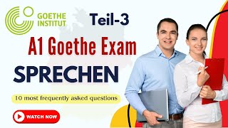 A1 Goethe Exam  Sprechen Teil  German Exam Sprechen part Questions amp Answers [upl. by O'Donnell]