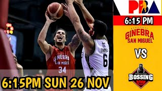 BRGY GINEBRA vs BLACK WATER  2023 PBA COMMISSIONERS CUP LIVE SCORES [upl. by Anuahc]