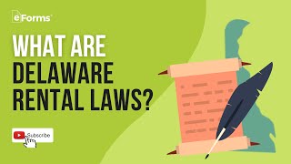 Delaware Rental Laws  EXPLAINED [upl. by Aicatsana]