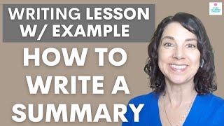 How to Write a Summary of an Academic Article in English Writing Tips [upl. by Seugirdor573]