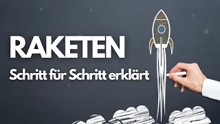 Wie funktioniert ein Raketenstart Schritt für Schritt erklärt🚀 [upl. by Neirad706]