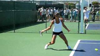 Ana Ivanovic practicing at Indian Wells [upl. by France]