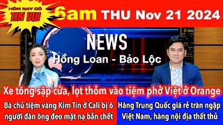 🇺🇸Nov 21 2024 Bà chủ tiệm vàng Kim Tín ở Sacramento bị 6 người đàn ông đeo mặt nạ bắn thiệt mạng [upl. by Blim311]