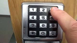 Adding a PIN to a Trilogy T3 lock at the keypad [upl. by Yllier]