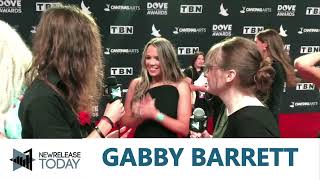 Gabby Barrett Talks Christian Collaborations  Dove Awards 2024 [upl. by Galer]