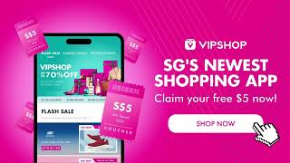 VIPSHOP  SGs Newest Shopping App Claim Your Free 5 Voucher Now [upl. by Jarad926]