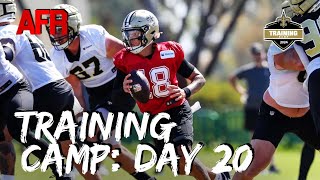 Saints Camp Report Spencer Rattler Struggles  Will Saints Replace Trevor Penning [upl. by Oidacra614]