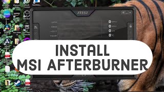 How to Download MSI AFTERBURNER on any PC [upl. by Rimat]