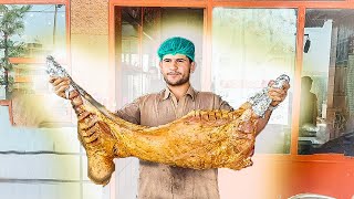 Full Dumba Dum Pukht Recipe  Whole Lamb Roast With Kabuli Pulao  Zaiqa Restaurent Peshawar [upl. by Aihsela]