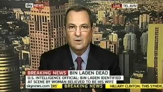 Ehud Barak on Sky News discussing the death of Osama Bin Laden [upl. by Araz979]