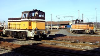 Manœuvres dun convoi de fret en Gare dEpinal [upl. by Daniele76]