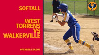 Softball  West Torrens vs Walkerville  Premier league [upl. by Yoo548]