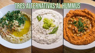 Baba Ganoush Tzatziki y Muhammara tres alternativas al hummus [upl. by Kylila]