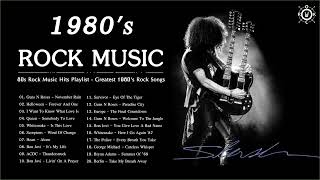 80s Rock Music Hits Playlist  Greatest 1980s Rock Songs [upl. by Assirrec]