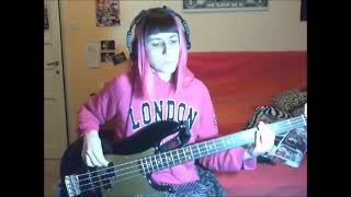 83 Halestorm  The Steeple  Bass Cover by Silvia Skull [upl. by Liberati327]