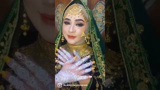 Henna Wedding akad nikah Putry hennapernikahan hennadesign [upl. by Ylrak238]